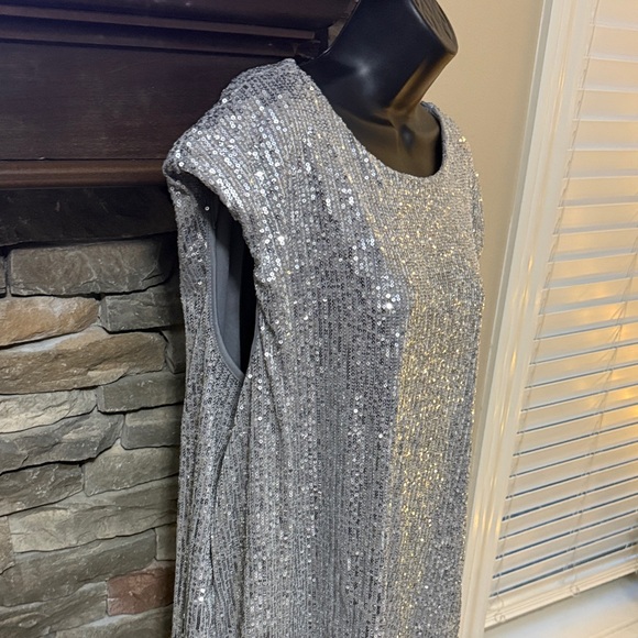 Eloquii Silver Sequin Blouse - Picture 2 of 6